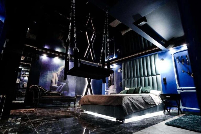 Secret Apartament Blue — strefa wypoczynkowa