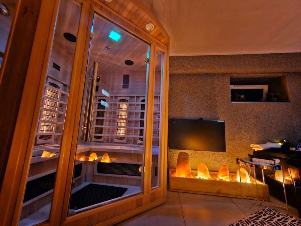 Secret Apartament Red — strefa relaksu